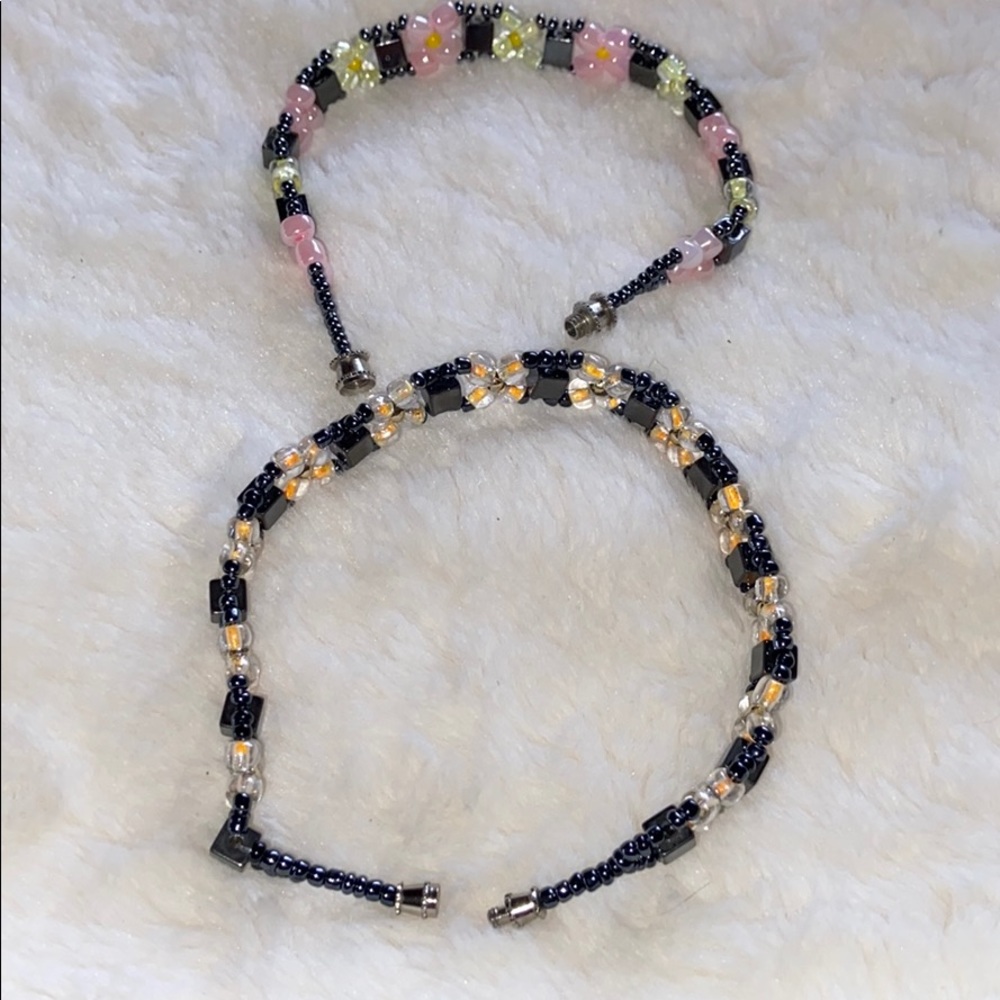 2 handcrafted bracelets